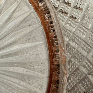 1930-40s Pink Depression Glass Bowl/Serving/Holiday Dining Lancaster Glass Amy?‎